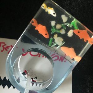 Betsey Johnson Fish Tank Ring